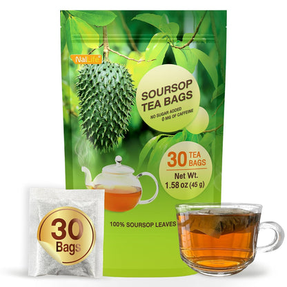 NalLife Soursop Leaves Tea - 30 Tea Bags Soursop Tea