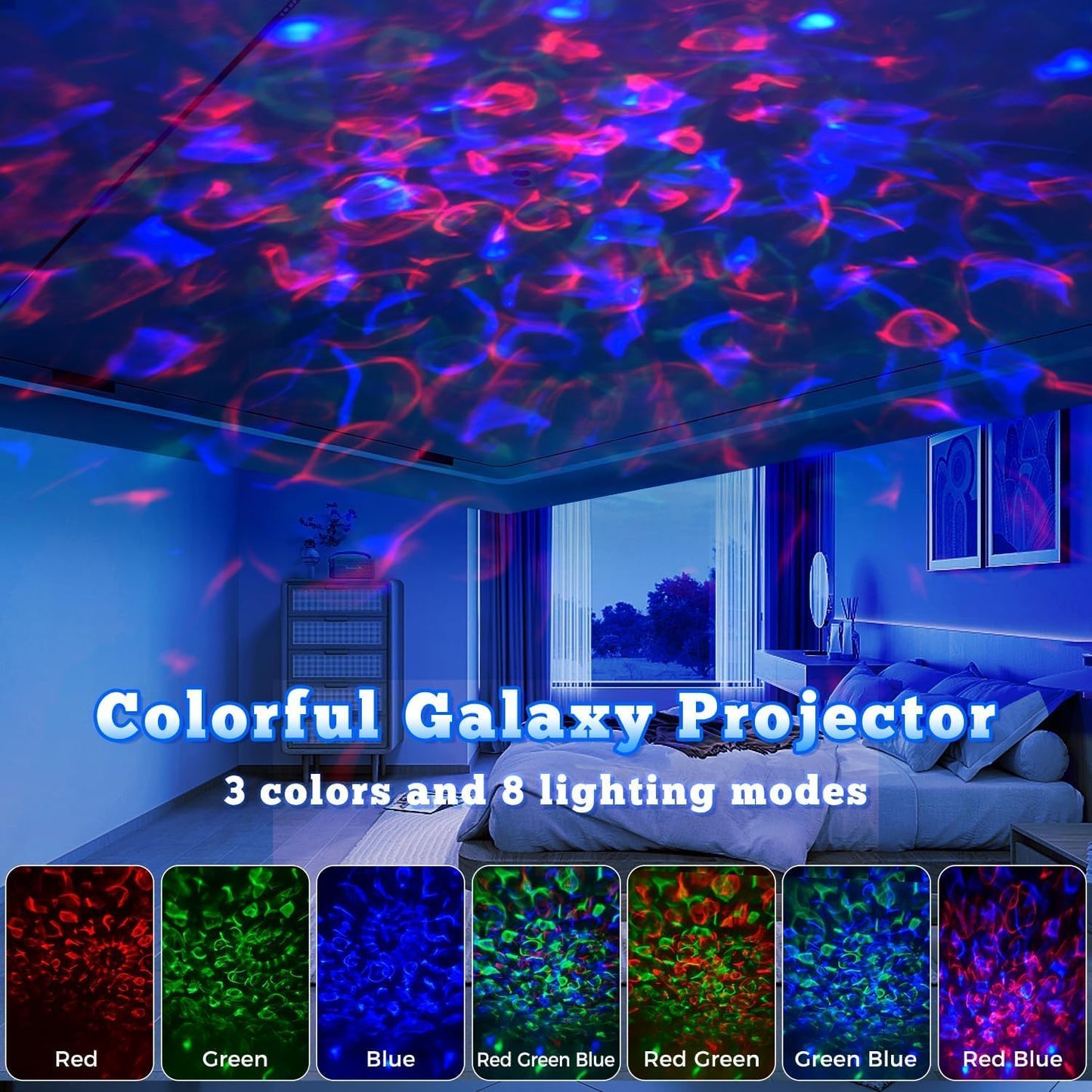 Galaxy Projector for Bedroom Night Light for Kids with Timer and Remote | Light Projector, Teen Girl Gifts Trendy Stuff Ideas Women for Boys Kids Adults, Nebula Lamp Room Decor Birthday Christmas Day