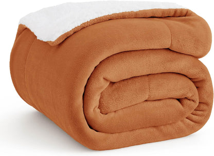 Bedsure GentleSoft Sherpa Fleece Throw Blanket for Couch, Non-Heated, Thick & Warm Cozy Blanket for Winter, Soft Fuzzy Plush Throw Gifts for Women and Men, Grey, 50x60 Inches