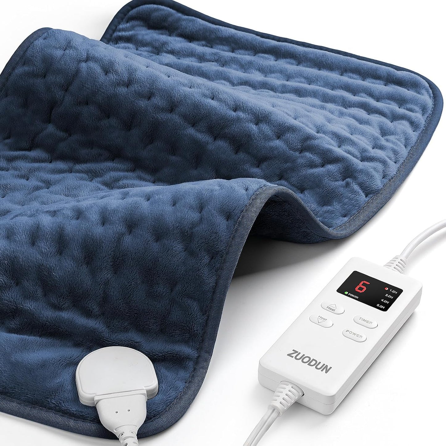 Heating Pad for Back, Neck, and Shoulder Pain Relief, Electric Heat Pad with 6 Heat Levels, Moist Heat Option, Auto Shut-Off, Birthday Christmas Gifts for Women Men Mom Dad Grandma, Gifts for her