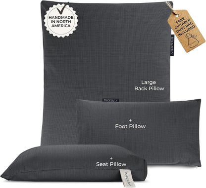 BADESOFA® Luxury Bath Pillow M in Ivory, Quick-Drying Bath Back Pillow