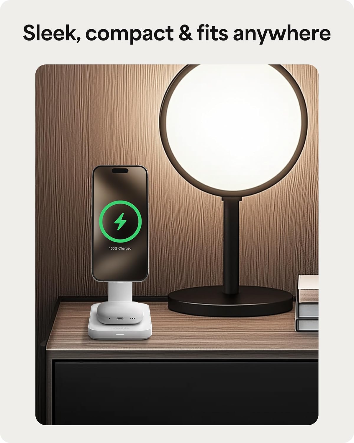 Mophie Snap+ 3-in-1 Wireless Charging Stand - MagSafe & Qi2 Certified