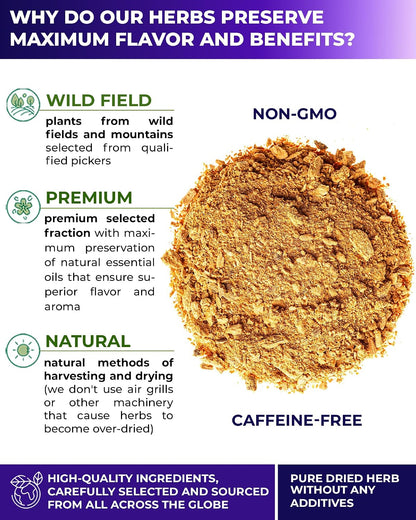 30 Bags Gentian Root Herbal Tea (Gentiana Lutea) - 30 Count 1.5g Bags Dried Gentian Root Herb Tea