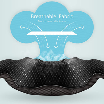 Neck Massager for Pain Relief Deep Tissue with Heat - Shiatsu Back and Shoulder Massage, Mothers Day Gifts for Mom Wife Women Her, Dad Men Him, Christmas, Fathers Day, Plug-in Use for Home Office Car