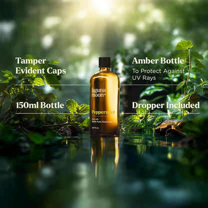 Lagunamoon Essential Oils Set, Top 20 Gift Set Oils for Diffusers, Humidifiers, Aromatherapy, Candle Making Scents, Cars & Home Products, Peppermint, Tea Tree, Lavender, Eucalyptus, Lemongrass (10mL)