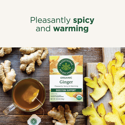 Traditional Medicinals Organic Ginger, 96 Tea Bags