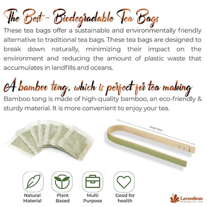 Lavendium Ceylon Cinnamon Tea Bags, Cinnamon Tea, Caffeine-Free