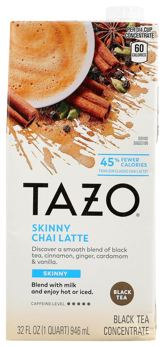 TAZO Skinny Chai Tea Latte Concentrate, 32 FZ