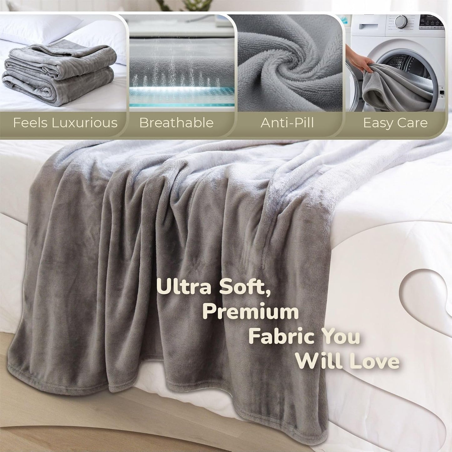 Super Blanky Wearable Blankets for Women & Men, Graduation Day Gift for Her, Cozy Gifts for Women, Wife Birthday Gifts Ideas