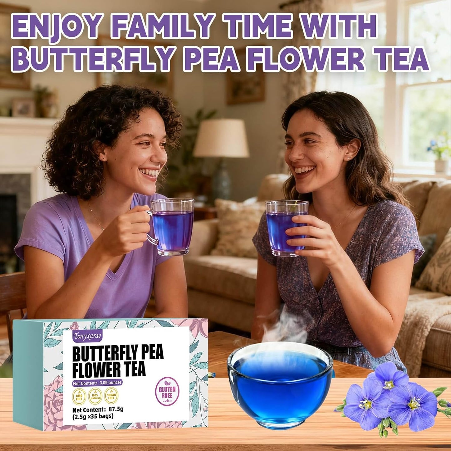 Lemon Balm Leaf Tea Bags-120 Tea Bags (2g/Bag), Made with 100% Natural Lemon Balm Leaves | Helps with Digestion and Antioxidation | Caffeine-Free | Sugar-Free | Gluten-Free | Vegan | Eco-Friendly Tea Bags