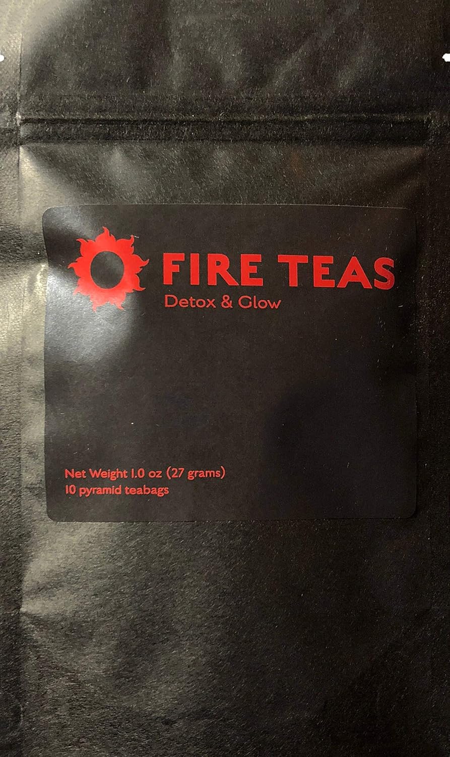 FIRE TEAS Detox & Glow TURMERIC GINGER Tea - Organic White Tea, Turmeric, Ginger, Cardamom, Cinnamon & Saffron