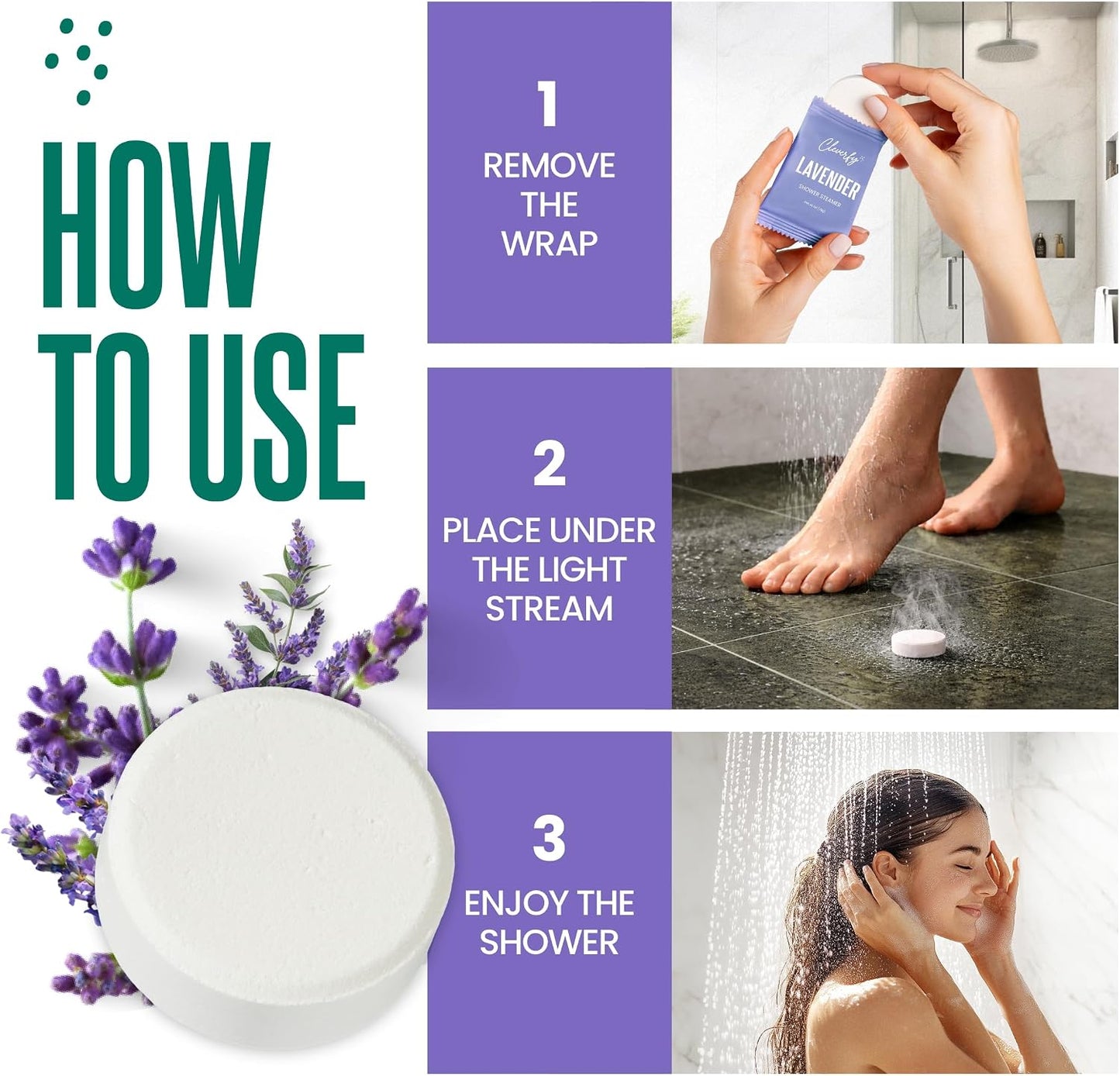 Cleverfy Eucalyptus Shower Steamers Aromatherapy - Birthday Gifts for Women, Mom, Wife, Grandma, Her, Best Friend, Daughter, Sister, Teens & Girlfriend - 18 Tablets