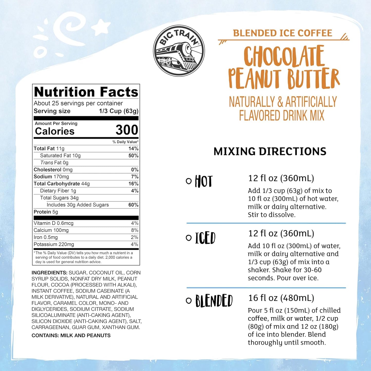 Big Train Vanilla Bean Blended Crème Beverage Mix, 3.5 Pound (Pack of 1) - Colors B