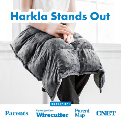 Harkla Weighted Lap Pad for Kids (Deep Blue)