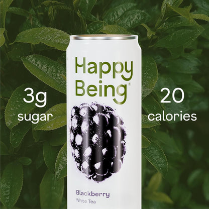 Happy Being Variety Original White Tea, Antioxidant, 12oz 16 Pack