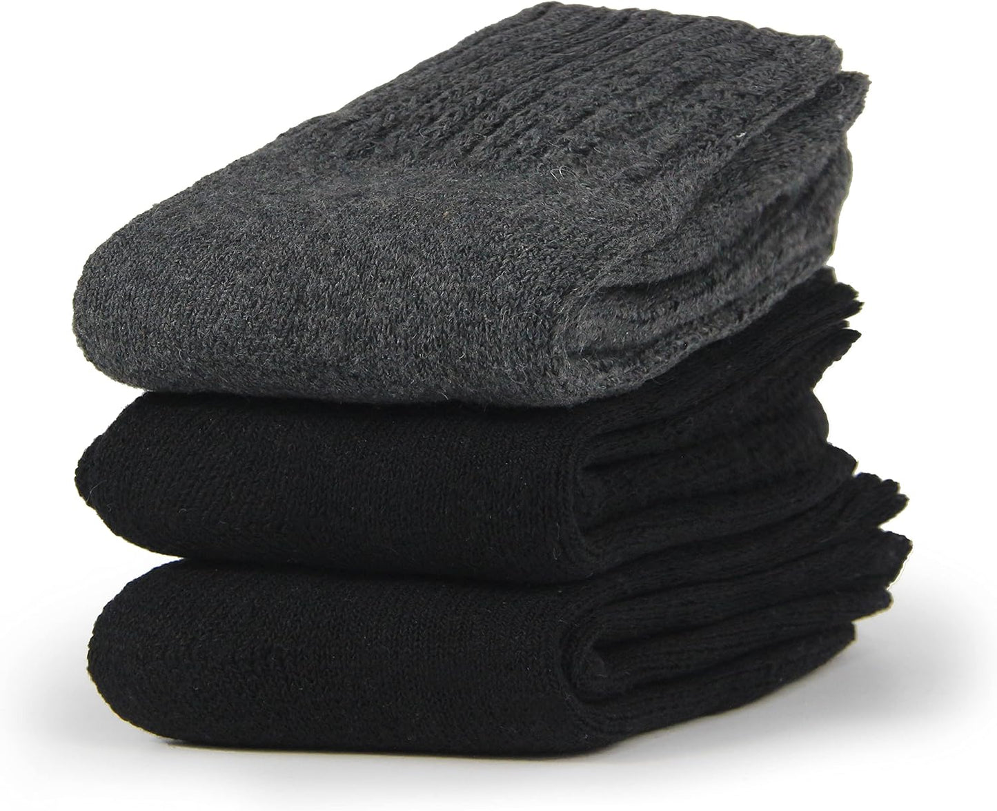 BenSorts Women's Winter Boots Socks Thick Warm Cozy Crew Socks Solid Color Gifts
