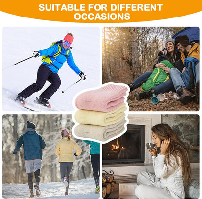PAPA'S ICE CREAM Gifts for Her Women Wife: Thermal Thick Wool Socks Boot Winter Fuzzy Warm Cozy Socks