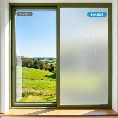VELIMAX Static Cling Total Blackout Window Film Privacy Room Darkening Window Tint Black Window Cover 100% Light Blocking No Glue (17.7 x 78.7 inches)
