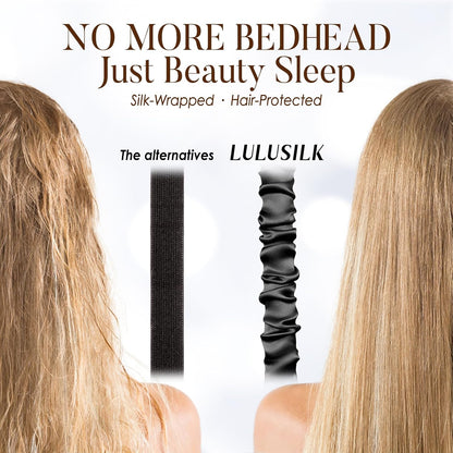 LULUSILK 100% Mulberry Silk Sleep Eye Mask for Sleeping Women and Men, Pink