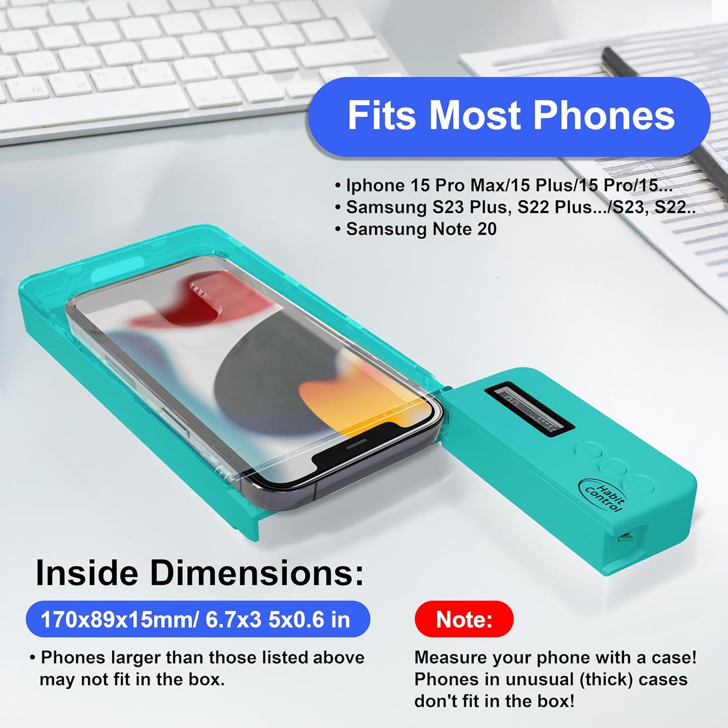 Phone Lock Box, Timed Lock Box Cell Phone Locker