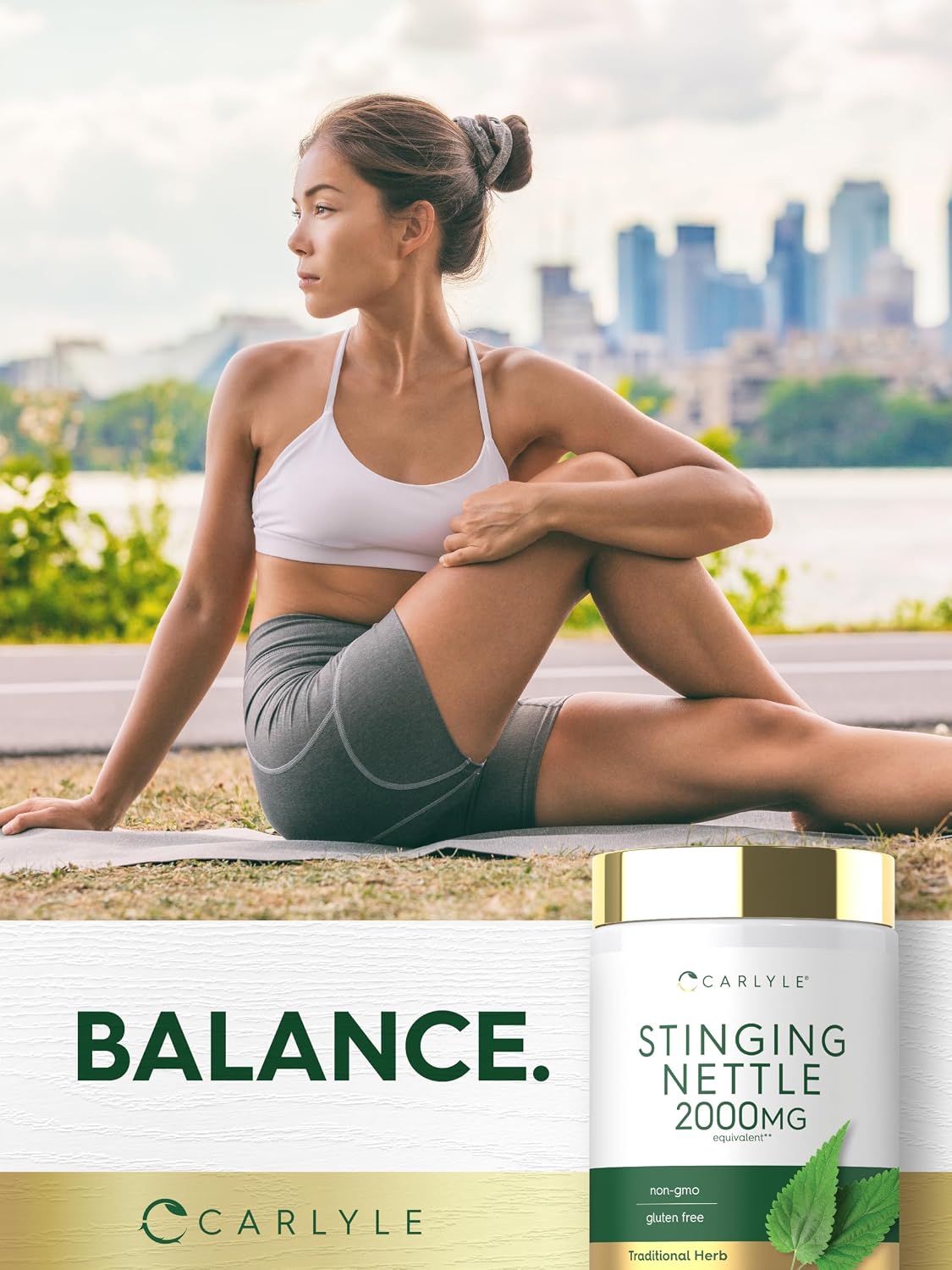 Carlyle Stinging Nettle Leaf Extract Supplement | 300 Capsules