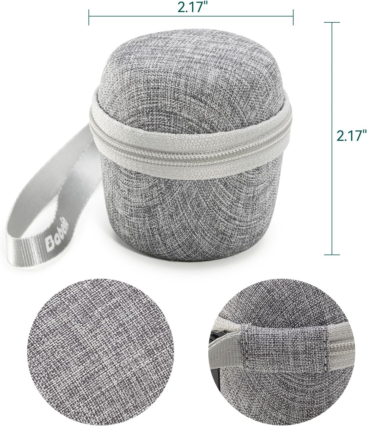 Babelio White Noise Sound Machine for Adults Kids Baby, Mini, 15 Non-looping Sounds, Timer, Memory Function, Easy to Pocket and Travel White
