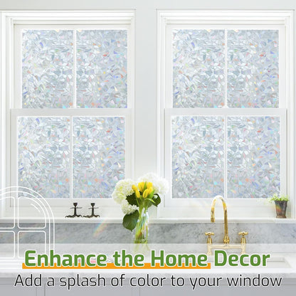 LUTE Blackout Window Film, Window Tint for Home Privacy, 17.5" x 78.7"