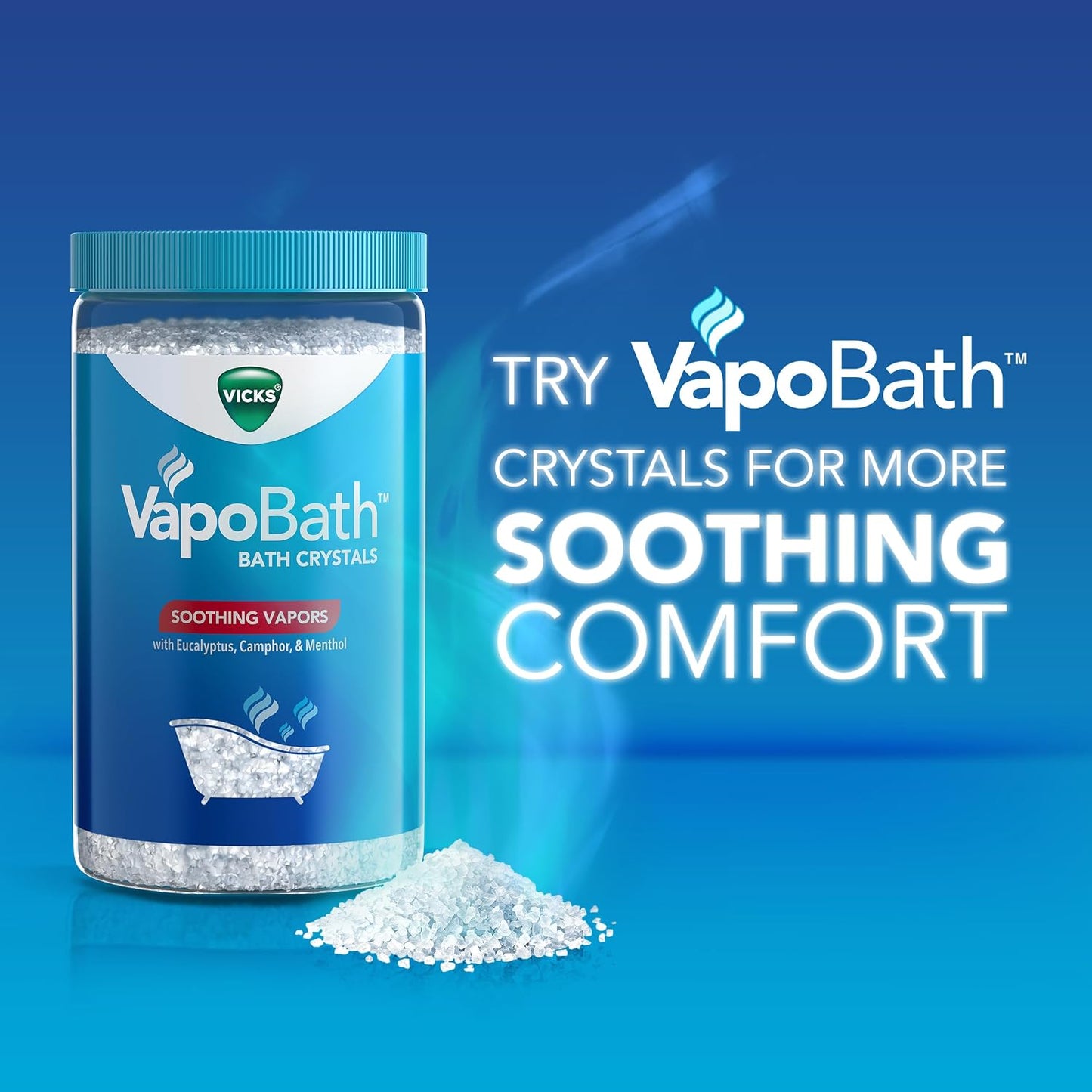 Vicks VapoShower Max Tablets, Non-Medicated Eucalyptus Shower Steamer Tablets, Menthol, Aromatherapy, 4ct