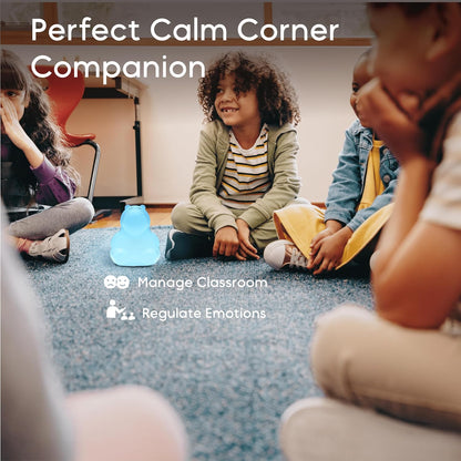 Breathing Pal 'Ted'- Mindfulness Breathing Light, Guided Visual Meditation Breathing Light, Anxiety Relief Items for Calm Down Corner/Meditation/Sleep for Adult&Kid