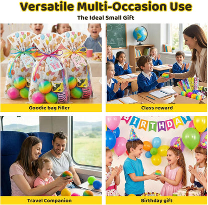 LOVESTOWN 5PCS Stress Balls for Adults, Sensory Squishy Squeeze Ball Toys