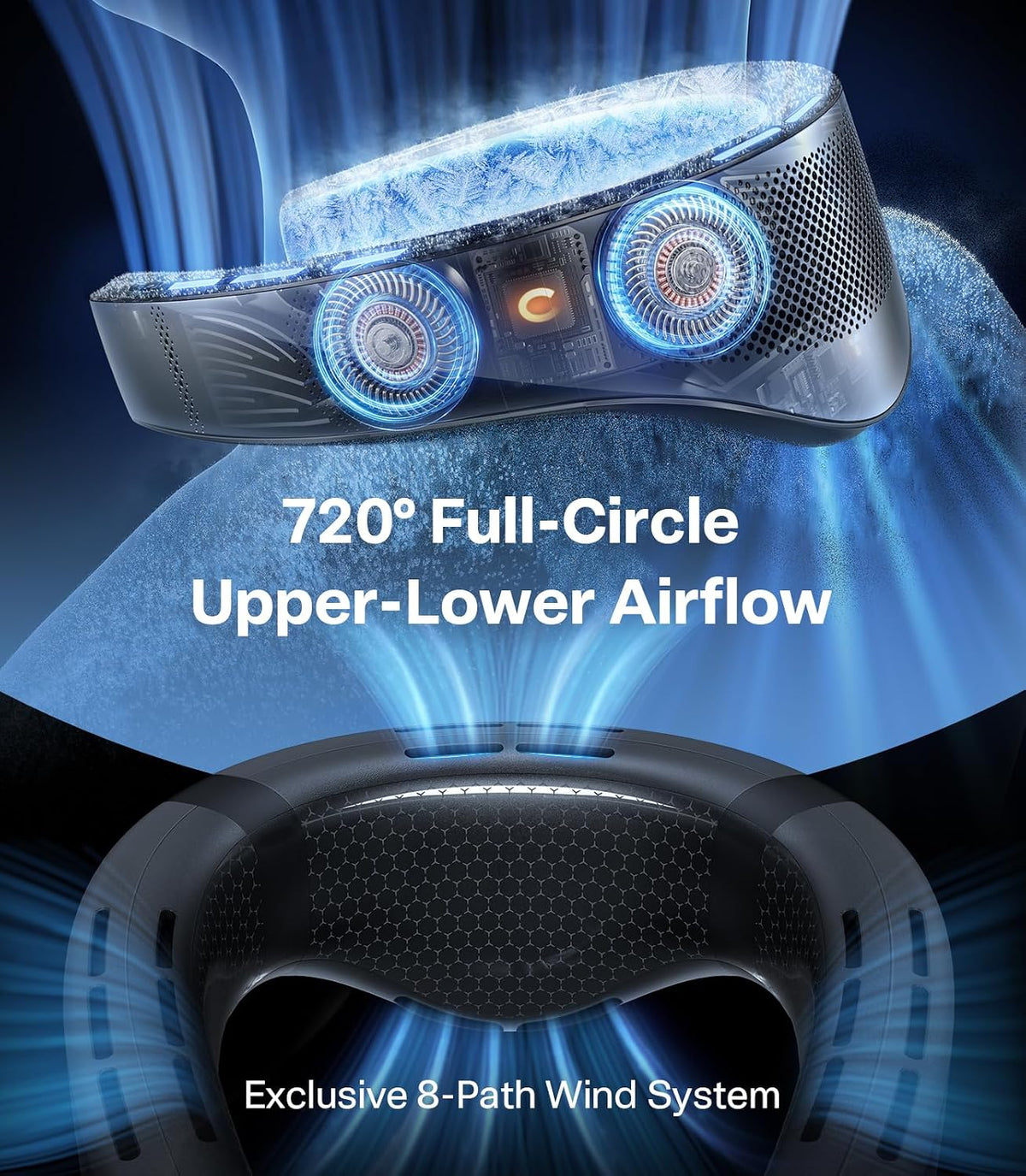 TORRAS COOLiFY 2025 Cyber AI Neck Air Conditioner, Ultimate Cooling