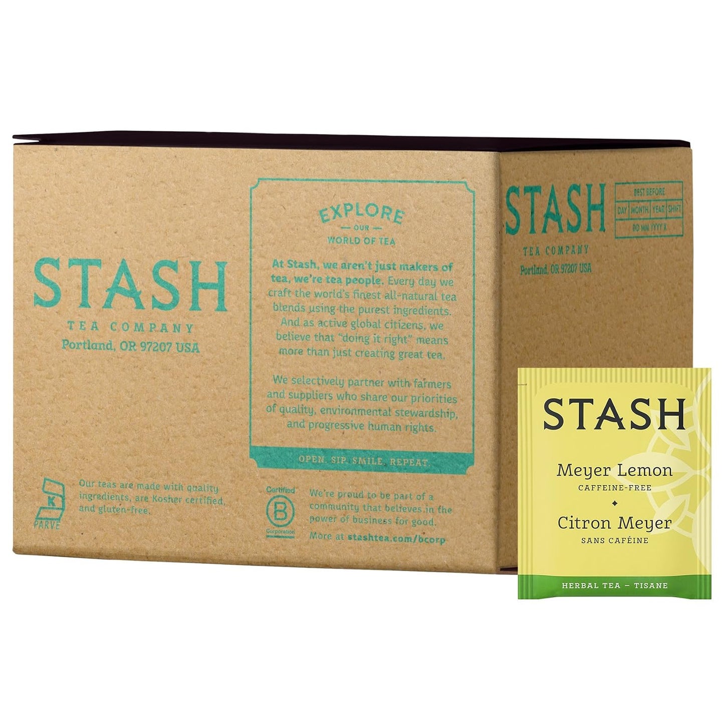Stash Tea Chamomile Herbal Tea, 100 Count (packaging may vary) - Colors B