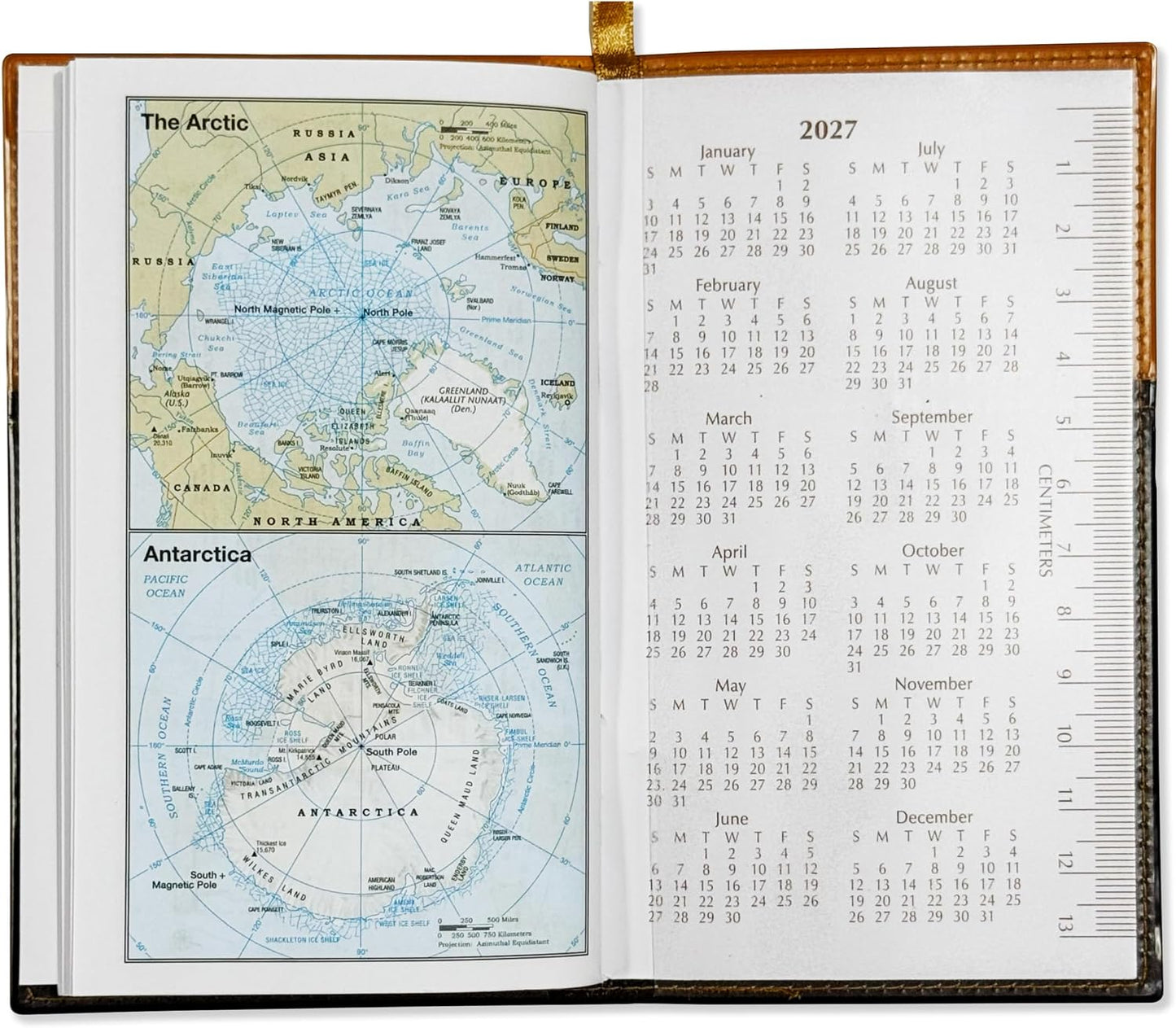 BookFactory 2026 Weekly Pocket Calendar Planner with Notepad