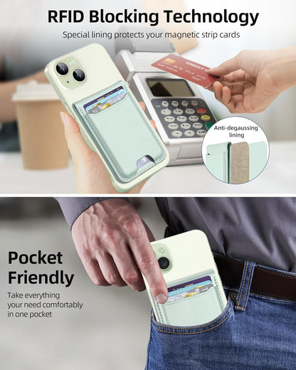 ExtreLife for Magsafe Wallet, Works with Apple Find My, 6 Cards Holder
