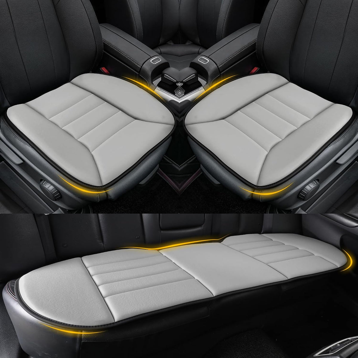kingphenix Memory Foam Car Seat Cushion for Driver and Office Chair Comfort