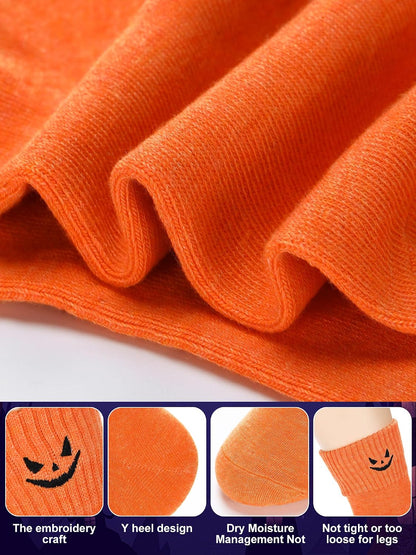 Eurzom 10 Pairs Socks Womens Crew Elastic Ankle Length Cotton Socks Aesthetic Cute Lightweight Low Cut Gifts for Women - Colors B