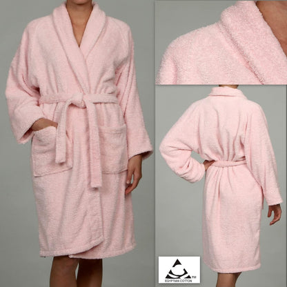 Cotton Unisex Terry Robe, Soft And Absorbent Robes For Men And Women, Bathroom Accessories