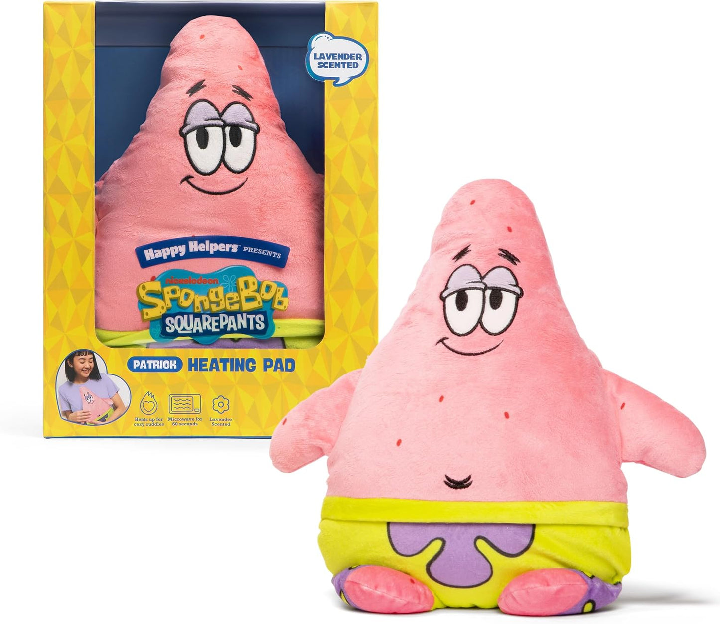 Menstruation Crustacean Lobster by Relatable, Microwavable Heating Pad for Period Cramps, Cuddly Plushies, Great Gift Ideas for Loved Ones of All Ages, Includes 1 Lavender Scented Heating Pad Plushy