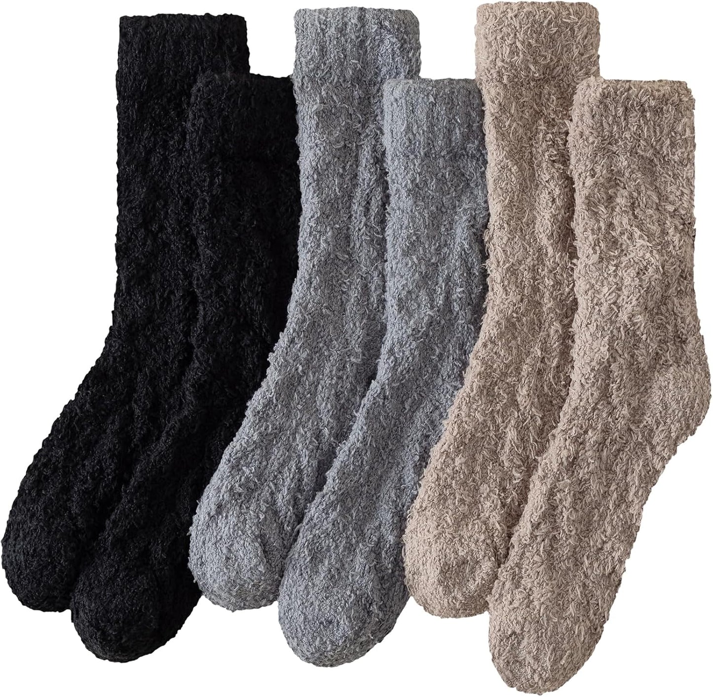 Premillow Womens Fuzzy Socks Fluffy Socks Women Winter Cozy Sock Warm Slipper Home Sleeping Sock for Women