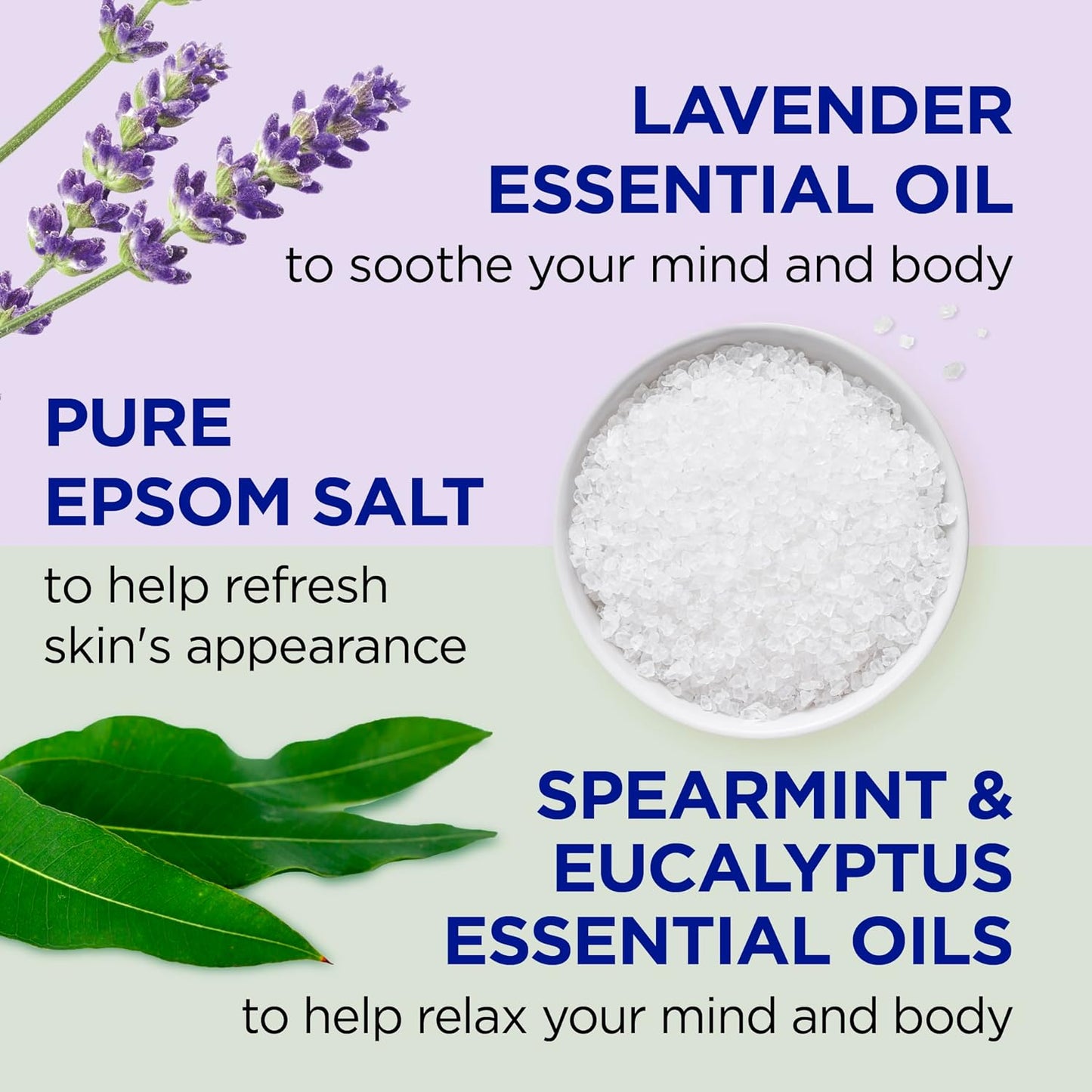 Dr Teal's Foaming Bath with Pure Epsom Salt, Soothe & Sleep with Lavender, 34 fl oz (Pack of 2)