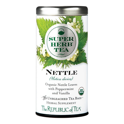 The Republic of Tea SuperHerb Organic Nettle Herbal Tea, 36 Count