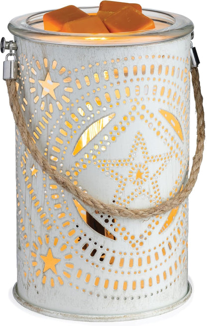 Candle Warmers ETC. Vintage Bulb Illumination Fragrance Warmer- Light-Up Warmer for Warming Scented Candle Wax Melts and Tarts to Freshen Room, Apothecary