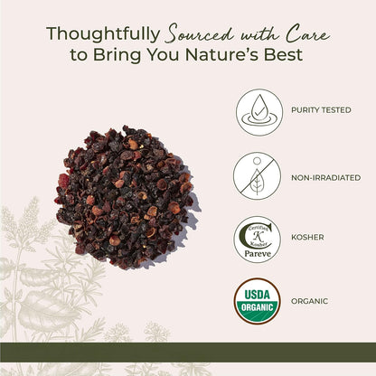 Starwest Botanicals Rosehips Organic, Seedless, Non-GMO - Bulk 1 lb Bag