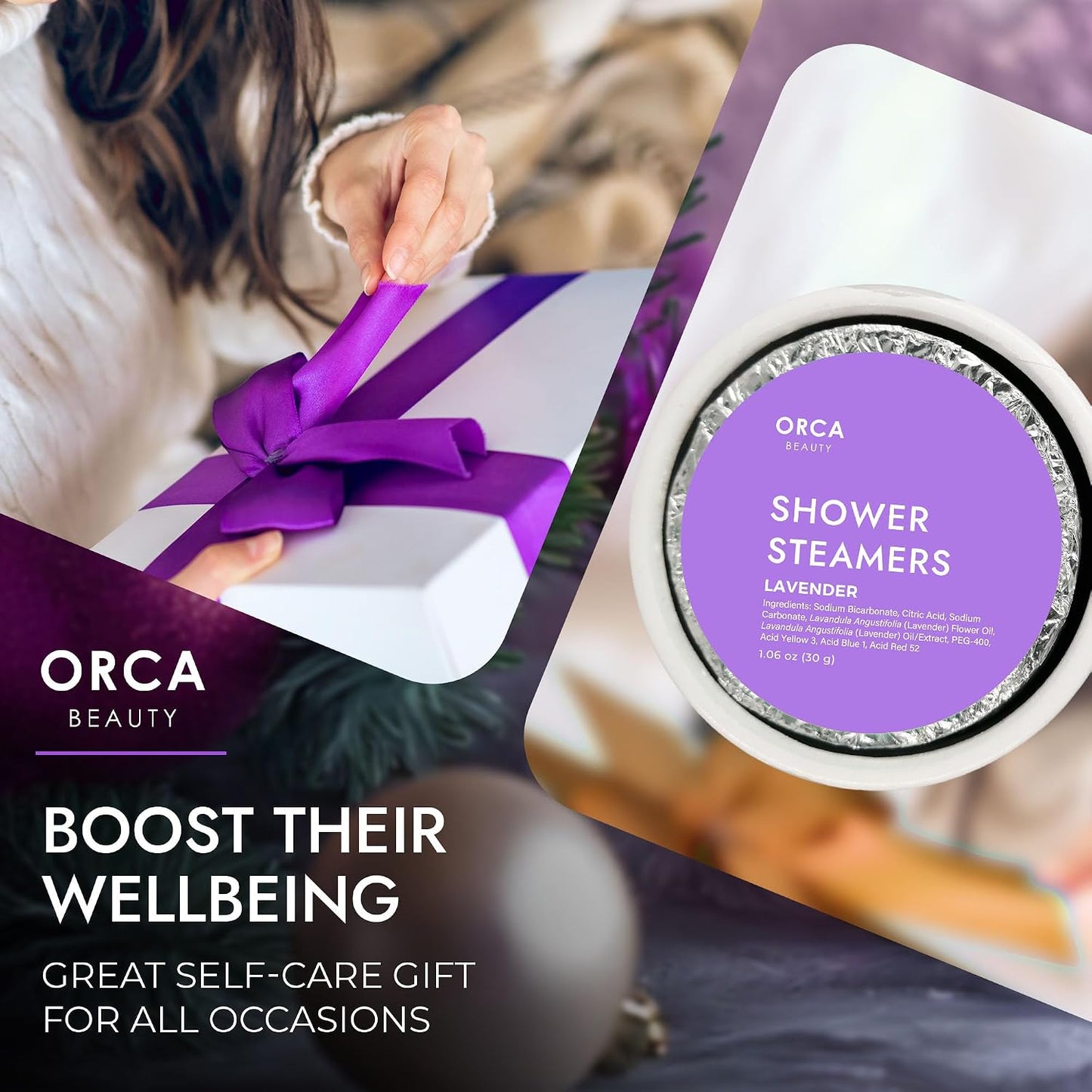 Shower Steamers Aromatherapy - Relaxation Gifts for Women, Shower Bombs, Unique Spa Gifts Shower Tablets, Stocking Stuffers for Women & Men (Advent Calendar 2025)