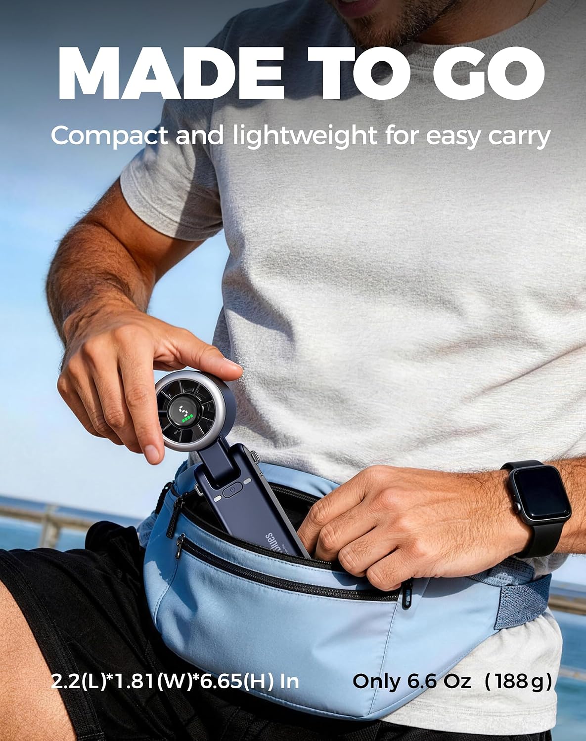 Diveblues Portable Handheld Turbo Fan