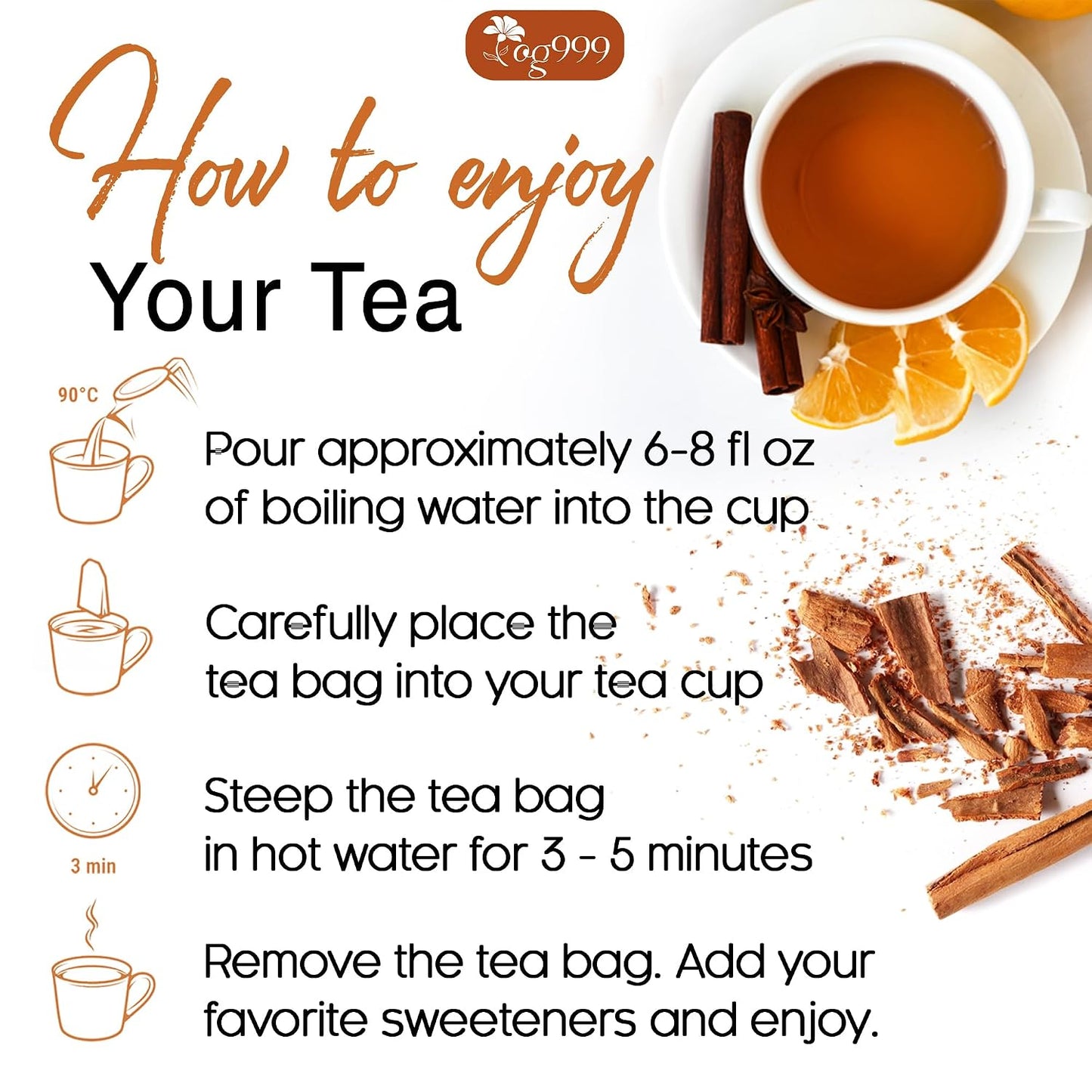 TOG999, 135 Premium Red Rooibos Tea Bags, 100% Natural & Pure from Rooibos Tea Leaves. Loose Leaf Rooibos Herbal Tea. Made with Natural Material Tea Bags. No Sugar, No Caffeine, No Gluten, Vegan.