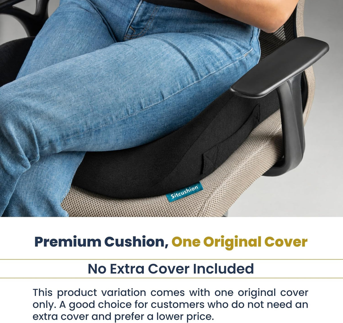 Pressure Relief Seat Cushion for Tailbone Pain, Sciatica & Coccyx Pillow