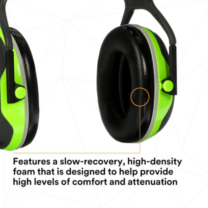 3M PELTOR Hearing Protection Earmuffs, X4 Series Noise Protection, Construction, Manufacturing, Assembly, Sanding