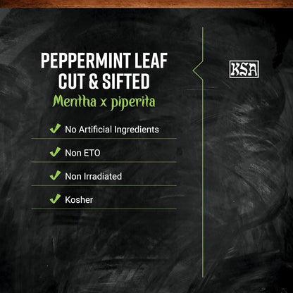Frontier Co-op Peppermint Leaf, Cut and Sifted Leaves, Kosher | 16 Ounce (Pack of 1)
