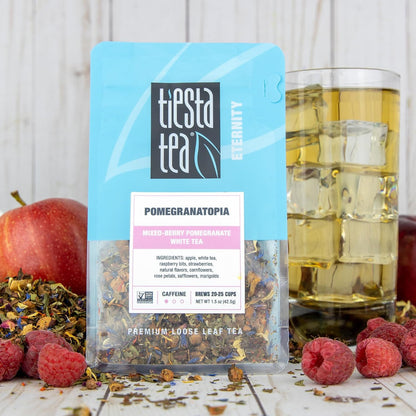Tiesta Tea Pomegranatopia, Loose Leaf Mixed-Berry Pomegranate Tea, 1.5oz